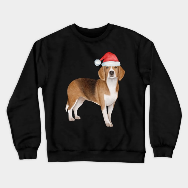 Cute And Lovely Animals With Christmas Crewneck Sweatshirt by AbstractArt14